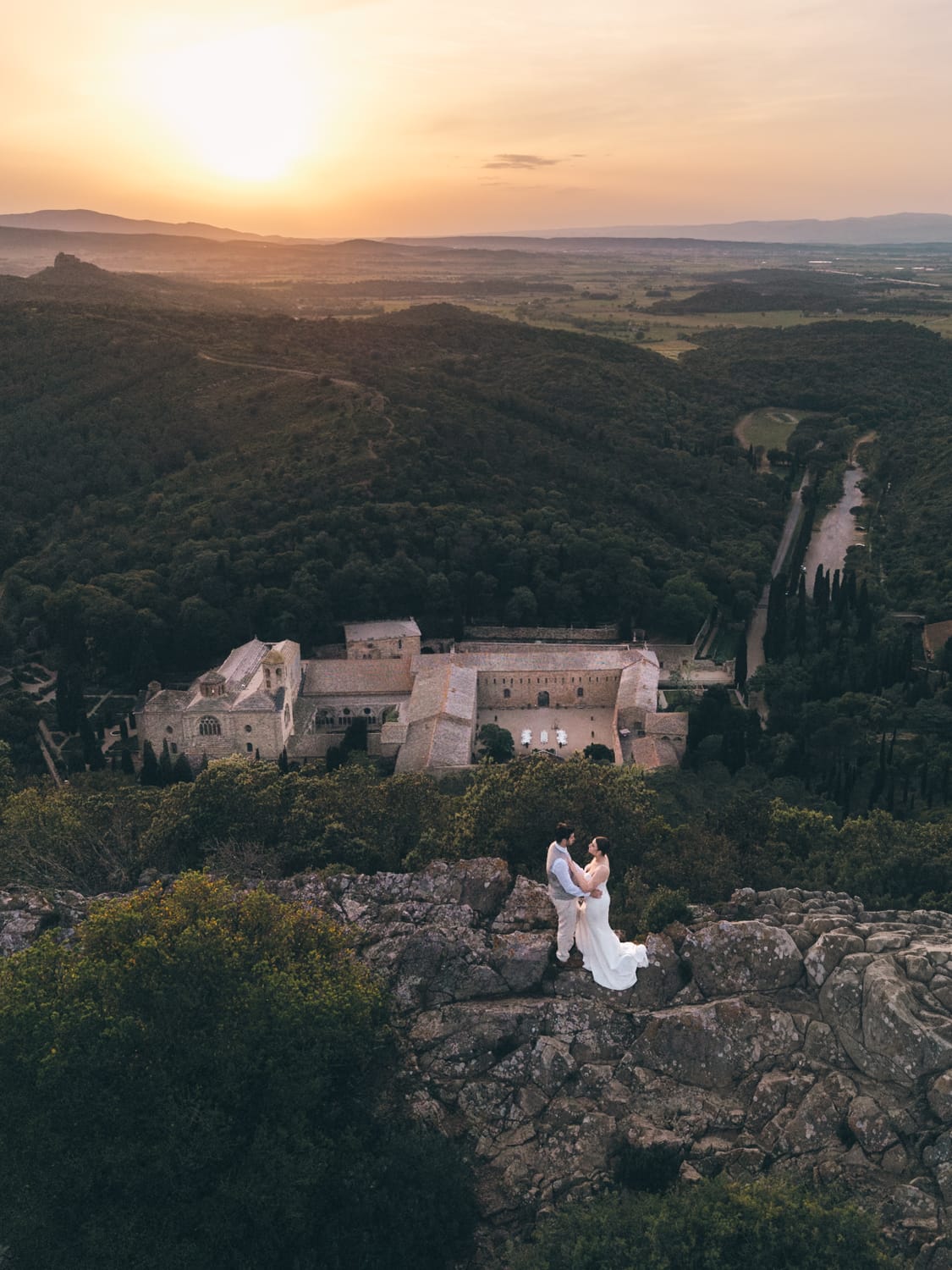 Mariage à l’Abbaye de Fontfroide près de Narbonne