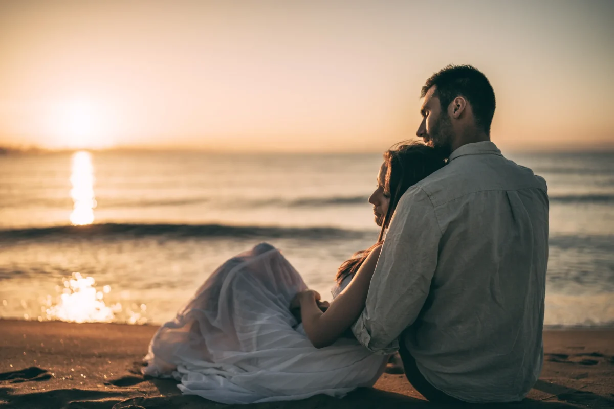Photo de mariage sur la plage près de Narbonne