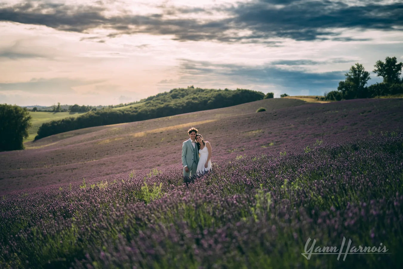 Mariage de Elsa & Dimitri au Domaine de Poussignan près de Saint-Loube - photographie par Yann Harnois - image 35